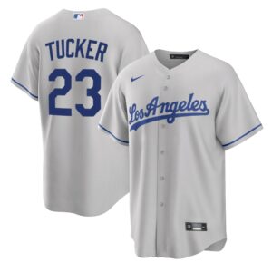 Kyle Tucker #23 Los Angeles Dodgers Flexbase Jersey - Gray