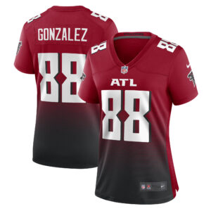 Women's Atlanta Falcons Tony Gonzalez #88 Red Retired Game Jersey