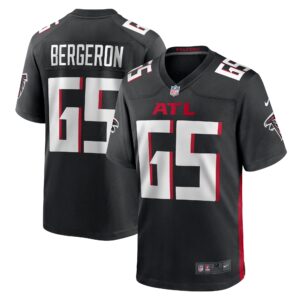 Matthew Bergeron Atlanta Falcons Team Game Jersey -  Black