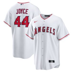 Los Angeles Angels Ben Joyce #44 White Home Replica Jersey