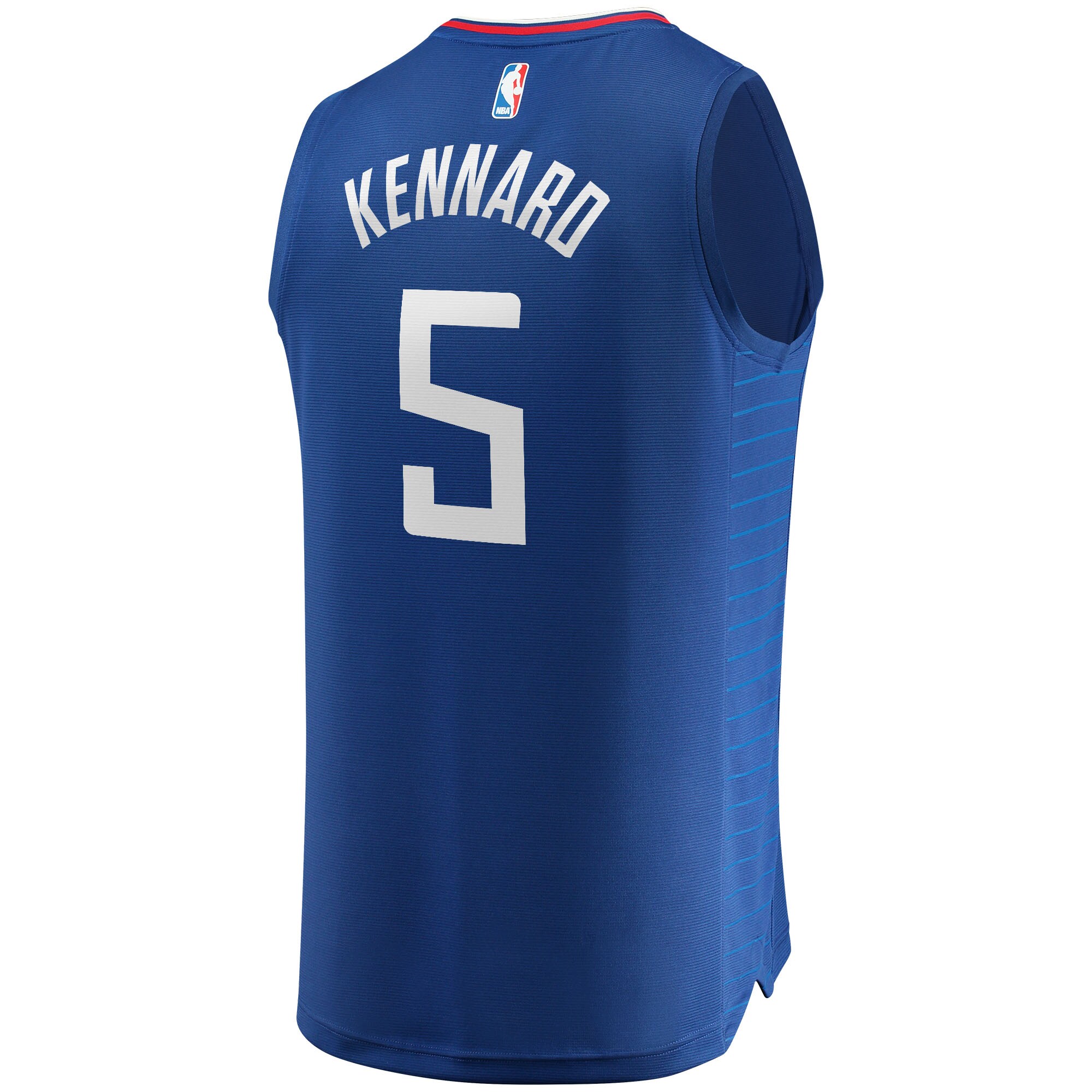 Luke Kennard LA Clippers 2021/22 Fast Break Replica Jersey - Icon Edition - Royal - Image 3