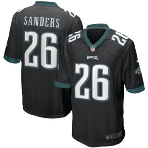Miles Sanders Philadelphia Eagles  Game Jersey - Black