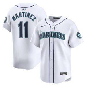 Men's Seattle Mariners Edgar Martinez  White Home Limited Player Jersey