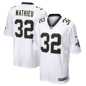 Tyrann Mathieu New Orleans Saints Game Jersey - White