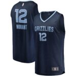 Ja Morant Memphis Grizzlies  Youth Fast Break Replica Jersey Navy - Icon Edition