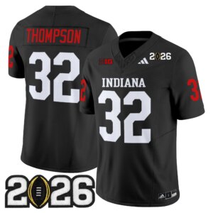 Anthony Thompson #32 Ndiana Hoosiers IND 2026 CFP Final Patch Vapor Limited Jersey V2 - All Stitched