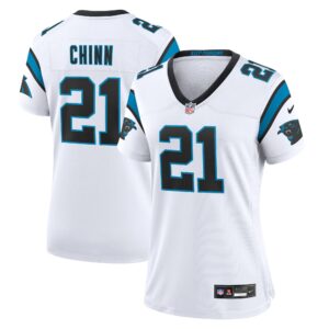 Jeremy Chinn Carolina Panthers  Women's Game Jersey - White
