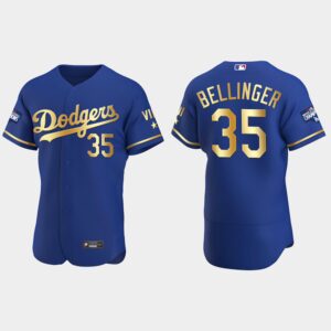 Cody Bellinger Los Angeles Dodgers 2021 Gold Program World Series Champions Flexbase Jersey - Royal