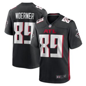 Atlanta Falcons Charlie Woerner #89 Black Game Jersey