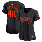 Women's Charm City #410 Baltimore Orioles Vapor Premier Limited Jersey - Black