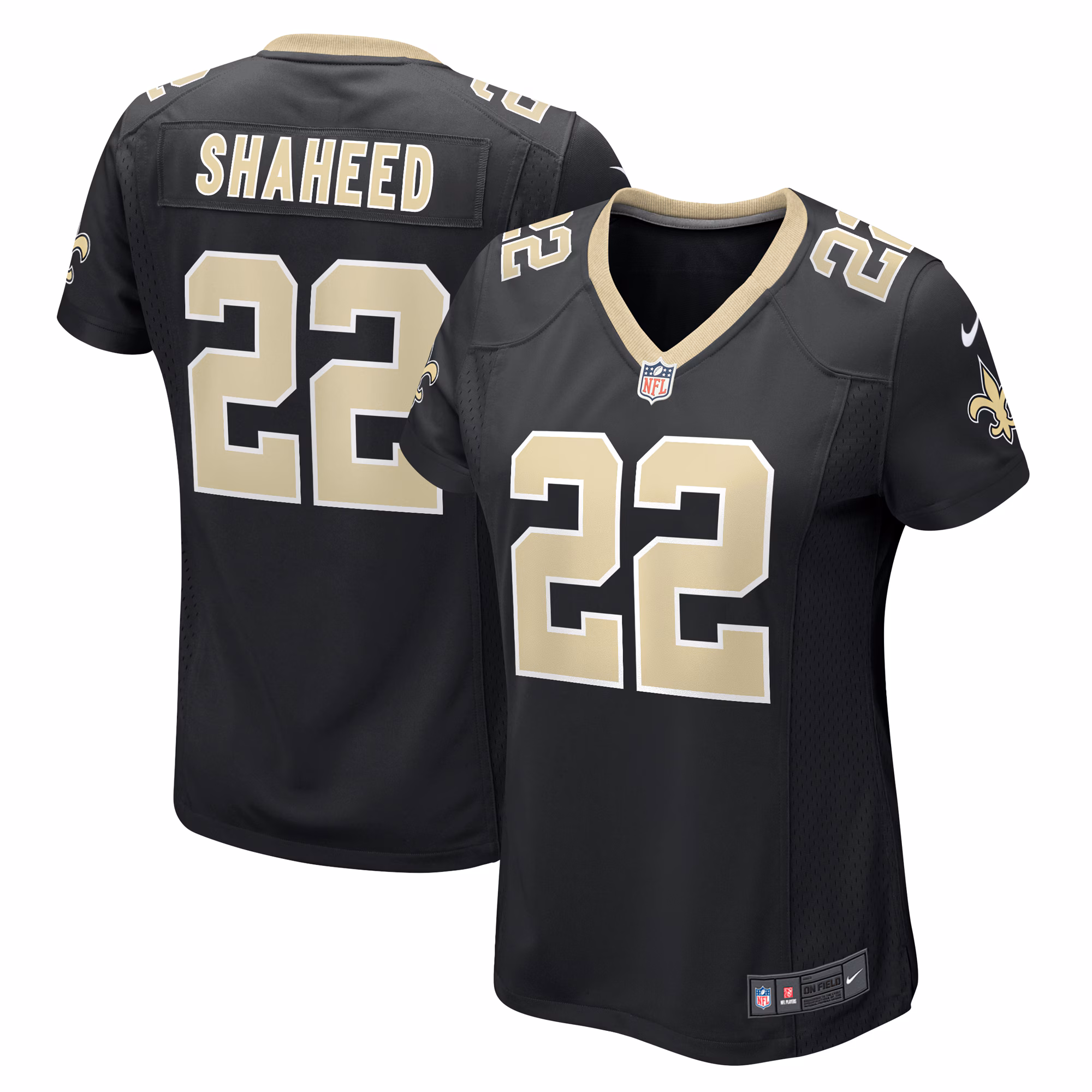Rashid Shaheed New Orleans Saints Women's Team Game Jersey -  Black