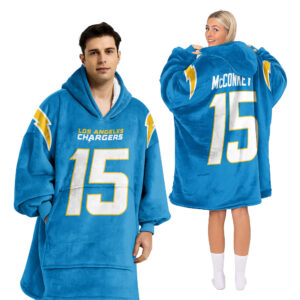Adult 15 Los Angeles Football Unisex Blanket Hoodie