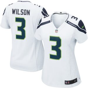 Russell Wilson Seattle Seahawks  Women's Game Jersey - White