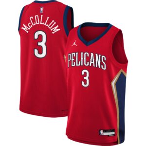 C.J. McCollum New Orleans Pelicans  Youth Swingman Jersey - Statement Edition - Red