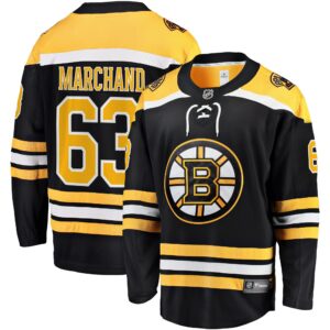 Brad Marchand Boston Bruins Youth Home Breakaway Player Jersey - Black