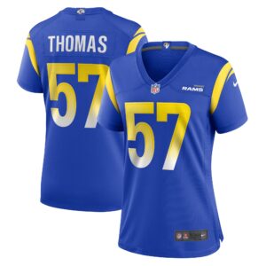 Zachary Thomas Los Angeles Rams Women's Team Game Jersey -  Royal