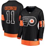 Travis Konecny Philadelphia Flyers Women's Alternate Premier Breakaway Jersey - Black