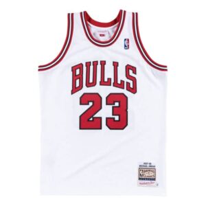 Authentic Jersey Chicago Bulls Home 1997-98 Michael