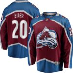 Lars Eller Colorado Avalanche Home Breakaway Jersey - Burgundy
