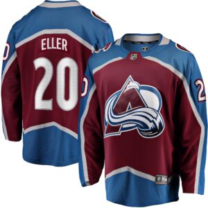 Lars Eller Colorado Avalanche Home Breakaway Jersey - Burgundy