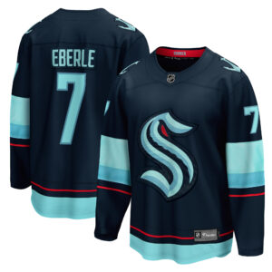Eberle Seattle Kraken Home Premier Breakaway Player Jersey - Deep Sea Blue