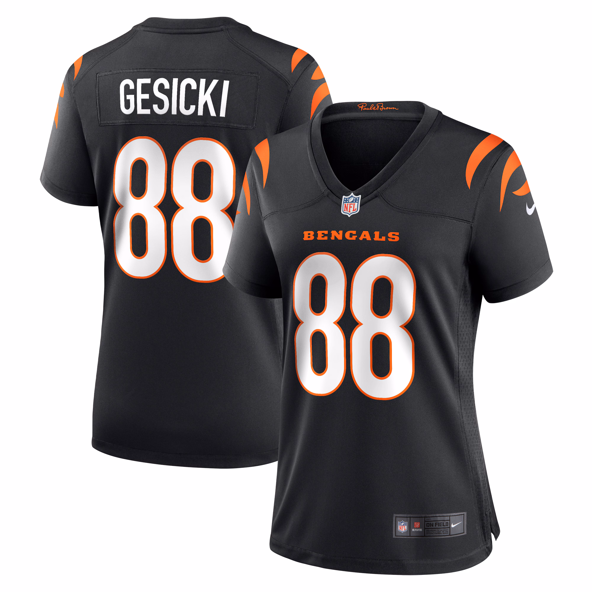 Mike Gesicki Cincinnati Bengals Women's Game Jersey -  Black