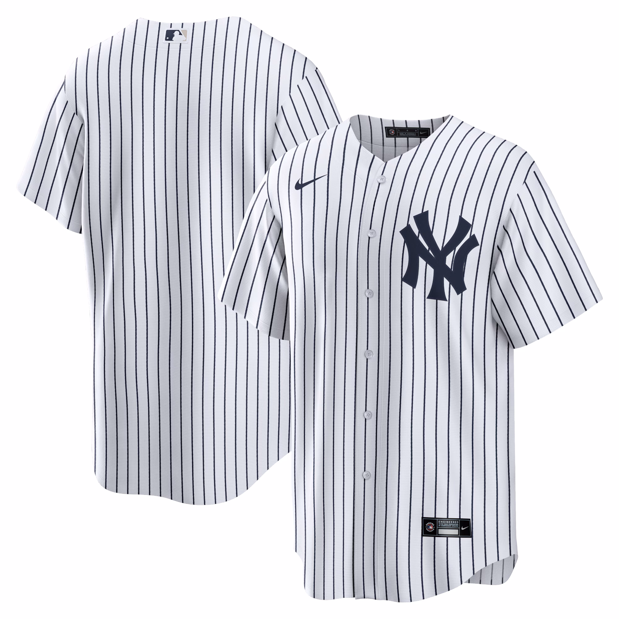 New York Yankees White Home Replica Team Jersey