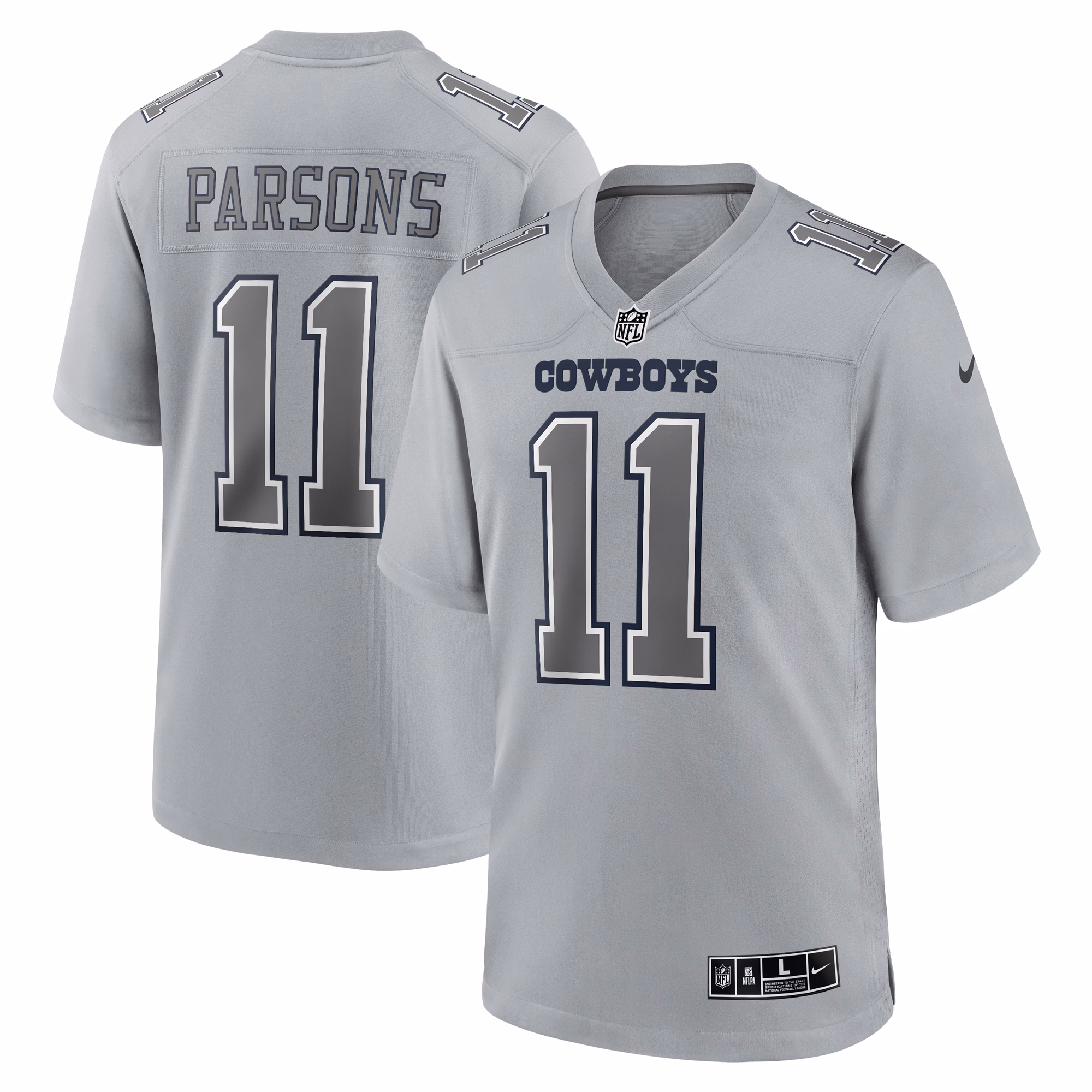 Micah Parsons Dallas Cowboys Atmosphere Fashion Game Jersey - Gray