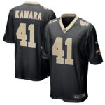 Alvin Kamara New Orleans Saints  Game Player Jersey - Black