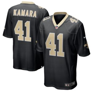 Alvin Kamara New Orleans Saints  Game Player Jersey - Black