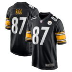 Justin Rigg Pittsburgh Steelers  Game Player Jersey - Black