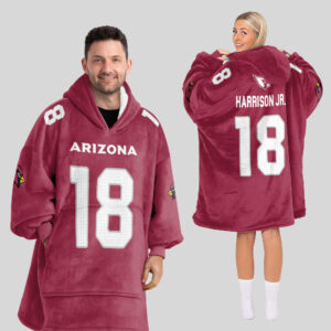 Adult 18 Arizona Football Unisex Blanket Hoodie