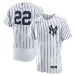 Men's  New York Yankees #22 Juan Soto White Home Player Elite Jersey
