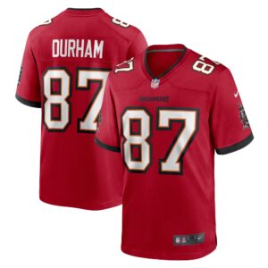 Payne Durham Tampa Bay Buccaneers  Game Jersey -  Red