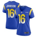 Tyler Johnson Los Angeles Rams Women's Team Game Jersey -  Royal
