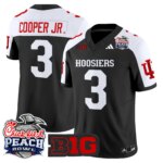 Omar Cooper Jr. #3 Ndiana Hoosiers IH 2026 Peach Bowl Vapor Limited Jersey - All Stitched