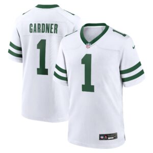 Ahmad Sauce Gardner New York Jets  Youth Legacy Player Game Jersey - White