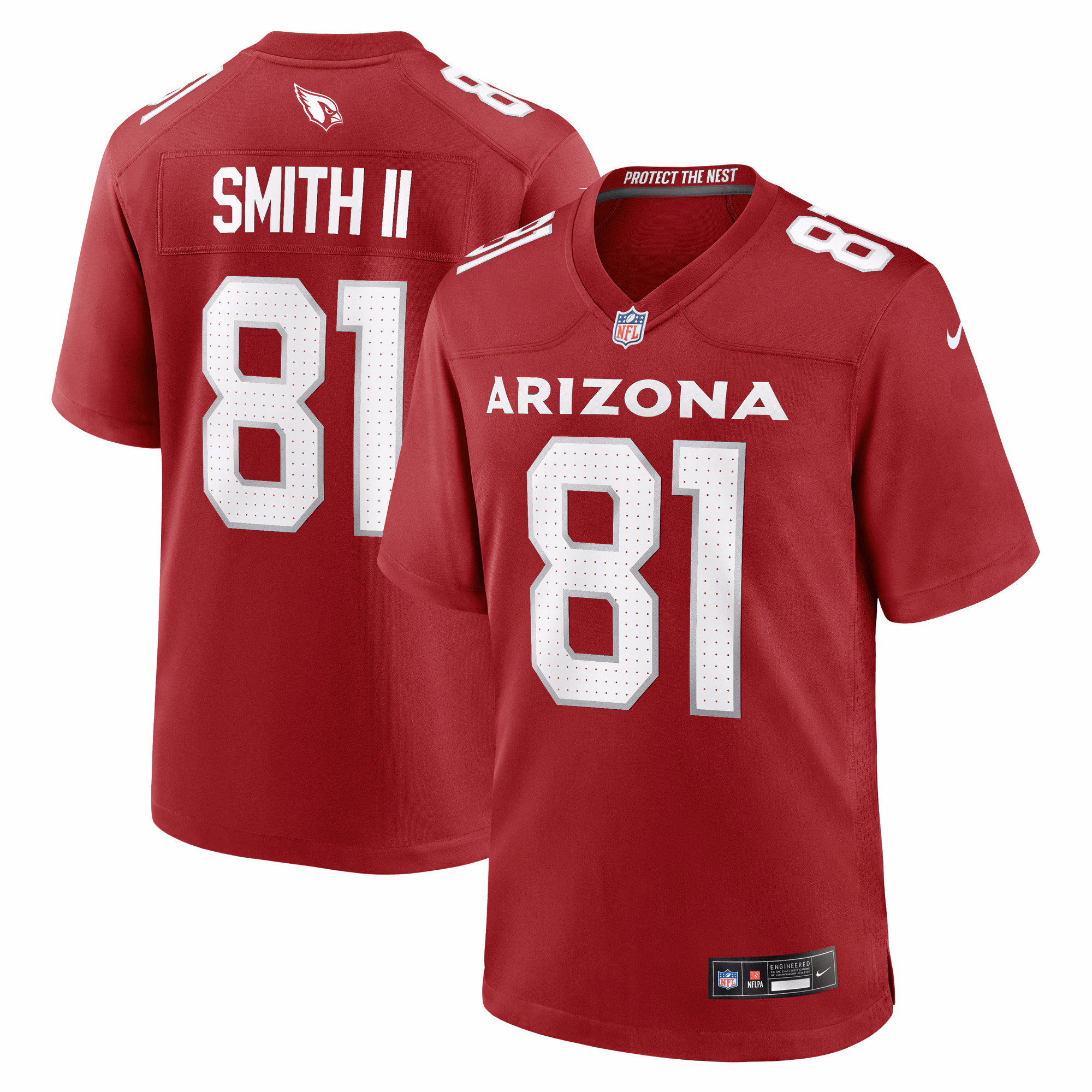 Jeff Smith II Arizona Cardinals  Game Jersey -  Cardinal