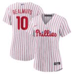 Women's Philadelphia Phillies J.T. Realmuto #10 White Home Replica Jersey