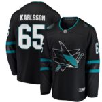 Erik Karlsson San Jose Sharks Youth Alternate Breakaway Player Jersey - Black