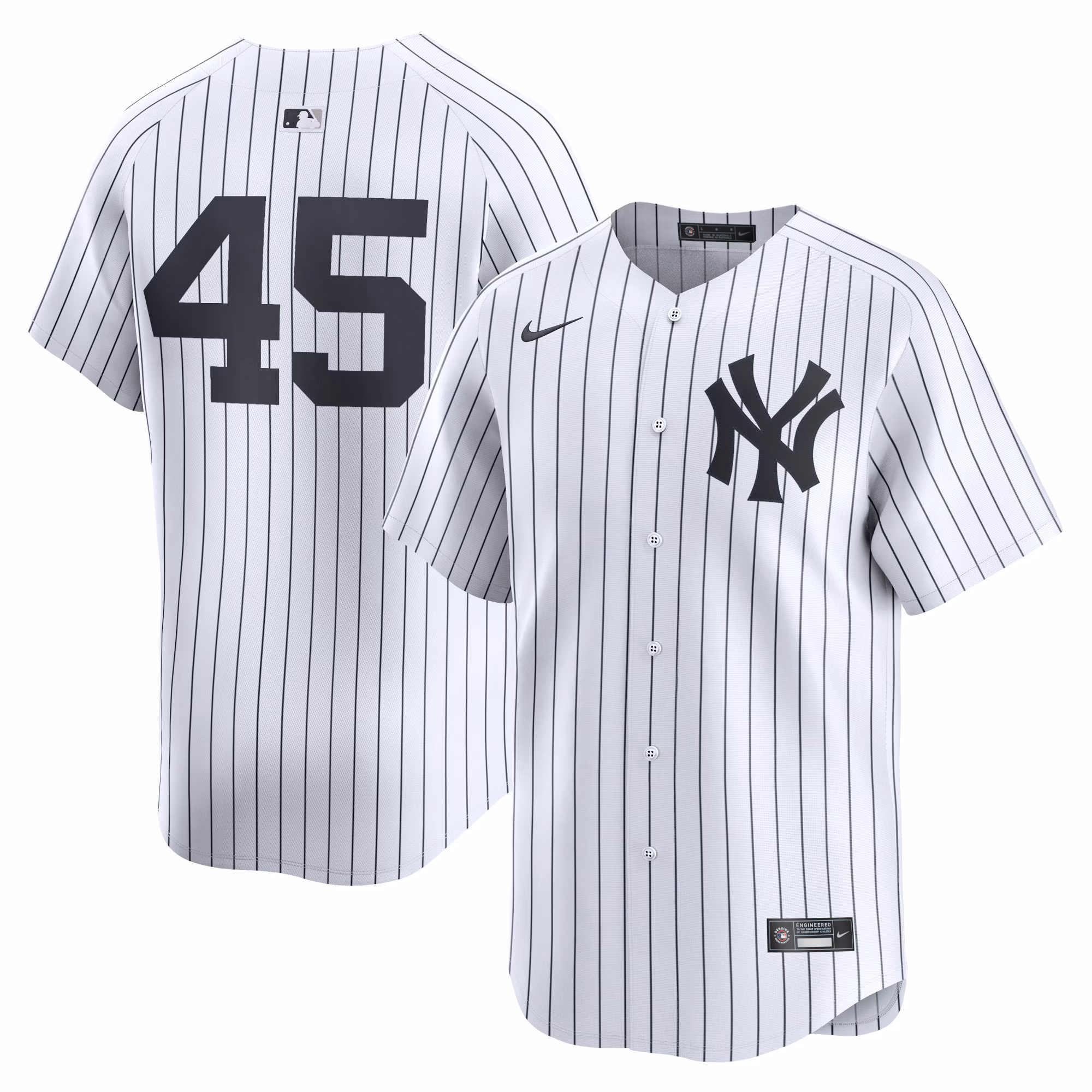 New York Yankees Gerrit Cole #45 White Home Limited Player Jersey