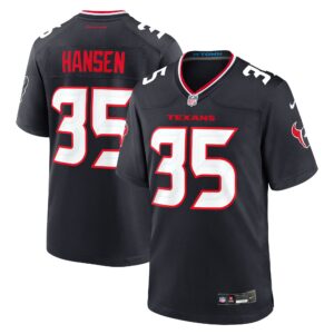 Jake Hansen Houston Texans Team Game Jersey -  Navy