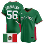 Team Mexico Baseball 2026 World Baseball Classic Vapor Premier Jersey - All Stitched