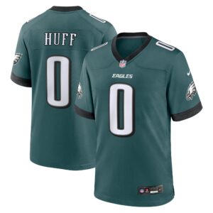 Bryce Huff Philadelphia Eagles #0 Game Player Jersey - Midnight Green