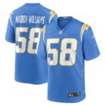 Tyreek Maddox-Williams Los Angeles Chargers  Game Player Jersey - Powder Blue
