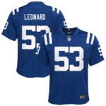 Darius Leonard Indianapolis Colts  Youth Game Player Jersey - Royal