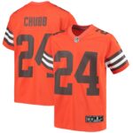 Nick Chubb Cleveland Browns Youth Inverted Team Game Jersey - Orange