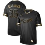 Men's  Los Angeles Dodgers #35 Cody Bellinger Black Gold Jersey