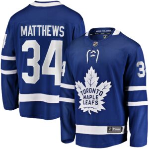 Auston Matthews Toronto Maple Leafs Home Breakaway Jersey - Blue