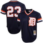 Kirk Gibson #23 Detroit Tigers Mitchell & Ness Authentic Batting Practice Jersey - Navy